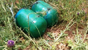 Teröristlerin yola tuzakladığı patlayıcı imha edildi