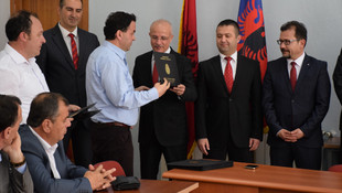 Türk polisinden Arnavutluk polisine eğitim