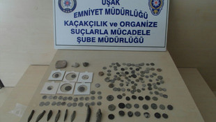 Uşak'ta tarihi eser operasyonu