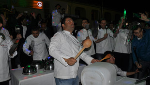 Usta aşçılardan Tencere Orkestrası