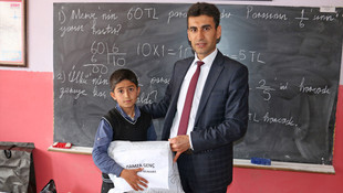 Yardım paketlerinde duygulandıran mektuplar