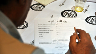 Zeytinyağı tadımını öğrendiler