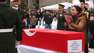 Şehit Uzman Çavuş Ayyıldız son yolculuğuna uğurlandı
