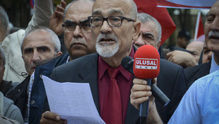 Almanya Büyükelçiliği önünde protesto