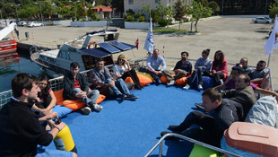 Anzak Koyu'nda gönüllü dalgıç eğitimi