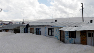 Ardahan'da kar manzaraları