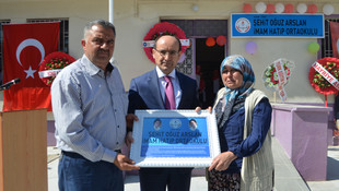 Aydınlı şehidin adı okuduğu okula verildi