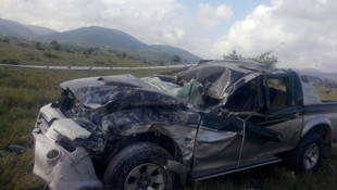 Balıkesir'de kamyonet devrildi: 1 ölü, 3 yaralı