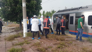 Başkentte trenin çarptığı kişi öldü