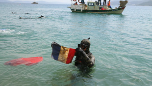 Bodrum'da deniz ve çevre temizliği etkinliği