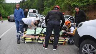 Bolu'da trafik kazası: 5 yaralı