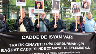 Caddede isyan var, trafik cinayetlerini durduracağız eylemi