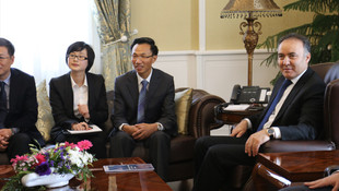 Çin Büyükelçisi Hongyang Erzurum'da