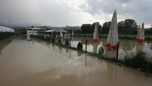 Çorum'da şiddetli yağış dereleri taşırdı