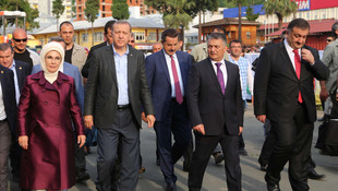 Cumhurbaşkanı Erdoğan, Rize'de