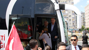 Cumhurbaşkanı Erdoğan, Diyarbakır'a geldi