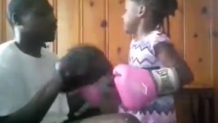 Kızına boks yapmayı öğreten babanın dramı