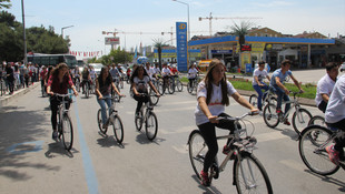 Edirne'de 407 öğrenciye bisiklet dağıtıldı