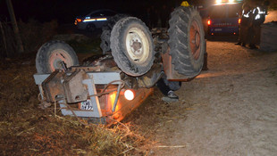 Edirne'de devrilen traktörün altında kalan kişi öldü