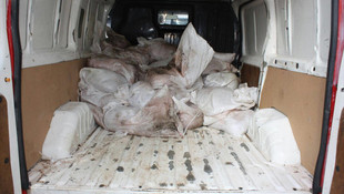 Edirne'de kaçak et operasyonu