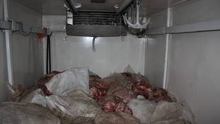 Edirne'de kaçak et operasyonu