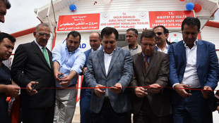 En büyük çadır kente tam donanımlı hastane