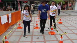 Engelli olmayı empatiyle öğrendi