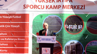 Erzurum'da sporcu kampının temeli atıldı