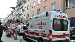 Eskişehirde Iraklı sığınmacıların yaşadığı evde yangın!