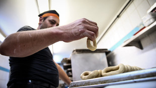 Fırınlarda kandil simidi mesaisi