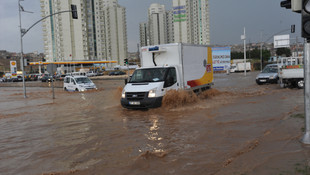 Gaziantep'te sağanak