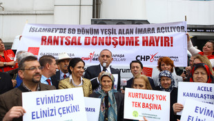 Gaziosmanpaşa'da kamulaştırma protestosu