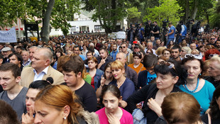 Gürcistan'da hükümet karşıtı eylem