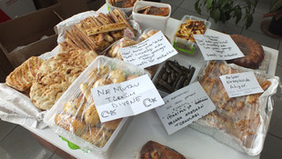 Güvenlik güçlerine yöresel yemek gönderdiler