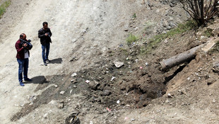 Hakkari'de yola döşenen patlayıcı imha edildi