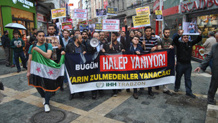 Halep saldırılarına tepkiler