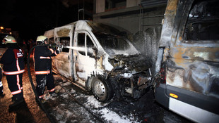 İstanbulda 5 araç kundaklandı