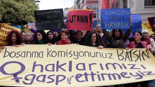Kadın Cinayetlerine Karşı Acil Önlem Grubu'ndan protesto