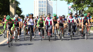 Bakan Müezzinoğlu kansere karşı pedal çevirdi