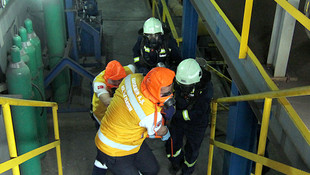 KARDEMİR'de kurtarma tatbikatı