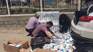 Kayseri'de kaçak sigara operasyonu