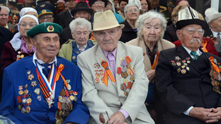 Kırgızistan’da Zafer Bayramı kutlaması