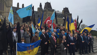 Kırım Tatarlarının lideri Kırımoğlu Kanada’da