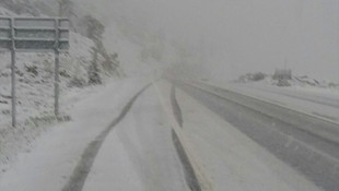 Konyada nisan ayında kar sürprizi