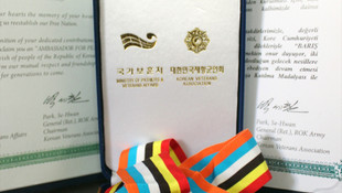 Kore gazisine vefatından 31 yıl sonra şeref madalyası