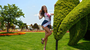 Kraliçe adayları EXPO'yu gezdi