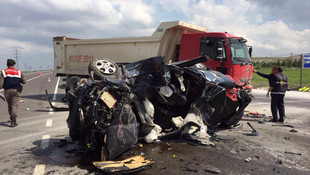 Kütahya'da otomobil devrildi: 1 ölü