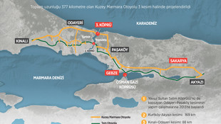 Kuzey Marmara Otoyolu Kınalı-Odayeri kesimi ihalesi