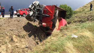 Malatya'da tır devrildi: 1 ölü