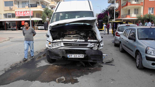 Manavgat'ta trafik kazası: 11 yaralı
